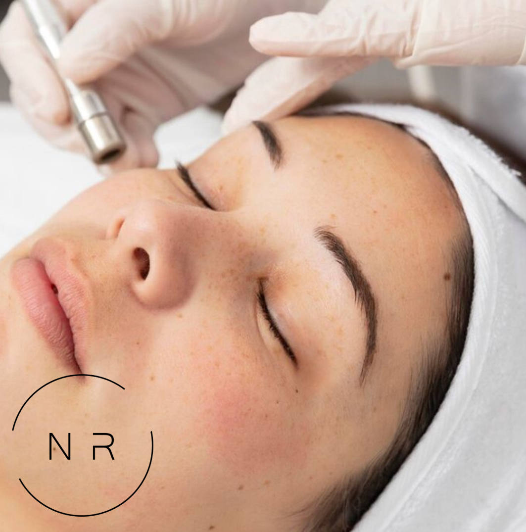 Higiene facial con Punta diamante.